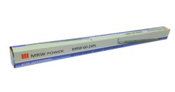 Mervesan 24V- 2.5A -60W AC/DC Indoor Slim Adapter with Metal Case - 3
