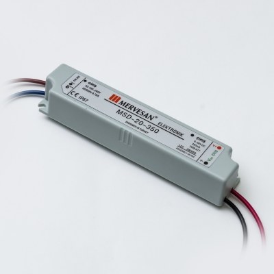 Mervesan-3-48 Vdc 350ma 20w Sabit Akım Led DrıverIp67-Msd-20-350 - 1