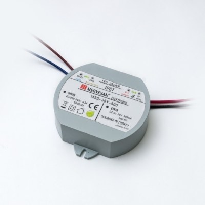 Mervesan-30-80 Vdc 350ma 35w Sabit Akım Dairesel Led Driver-Msd-35y-350 - 1