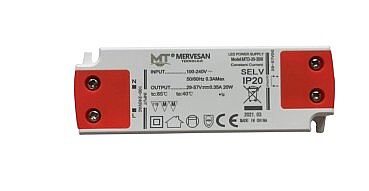 MERVESAN/3-30 VDC 700mA 20W CONSTANT CURRENT LED DRIVER IP30 - 1