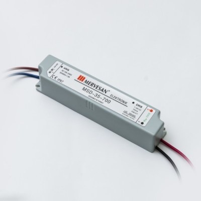 Mervesan-9-48 Vdc 700ma 35w Sabit Akım Led DrıverIp67-Msd-35-700 - 1