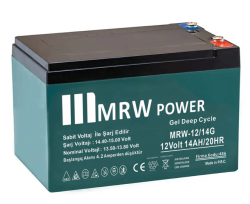 Mervesan Jel Akü Yüksek Performanslı Bakımsız 12 Volt 14 Ah - Mervesan