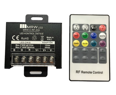 Mervesan-240 Watt Rf Rgb Kontroller-Mrw-C-Rf-20a - 1