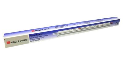 Metal Kasalı Mervesan 12V- 5A -60W İç Mekan Slim Adaptör I MRW-60-12PL - 3