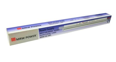 Metal Kasalı Mervesan 24V- 1.5A -36W İç Mekan Slim Adaptör I MRW-36-24PL - 4