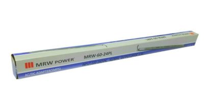 Metal Kasalı Mervesan 24V- 2.5A -60W İç Mekan Slim Adaptör I MRW-60-24PL - 3