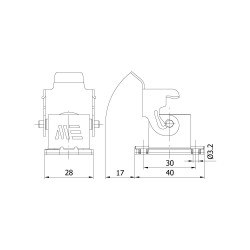 Mete Enerji 10a Çoklu Makine Priz Gövde Metal Mandallı-29013s - 2