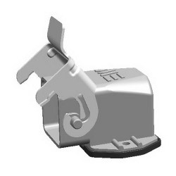 Mete Enerji 10a Eğik Makine Priz Gövde Metal Mandallı-29014s - Mete Enerji