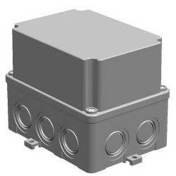 Mete Enerji / 110x150x120 THERMOPLASTIC JUNCTION's DEEP TRANSPARENT GRAY COVER - Mete Enerji