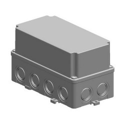 Mete Enerji 110x210x120 Thermoplastic Terminal Block Box with Deep Cover - Mete Enerji