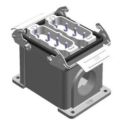 Mete Enerji 12x35a Duvar Fişi Çift Girişli Metal Mandallı Rakorsuz-403184s - 1