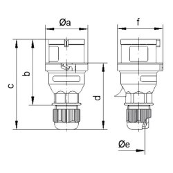 Mete Enerji 140x210x140 Termoplastik Buat Derin Şeffaf Kapak-40204207 - 3