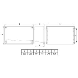 Mete Enerji / 160x260x90 ALUMINUM JUNCTION - 2