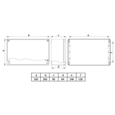 Mete Enerji 160x260x90 Alüminyum Buat-402517 - 2