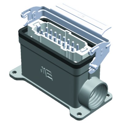 Mete Enerji 16x16a Duvar Fişi Tek Metal Mandallı-403529s - 1