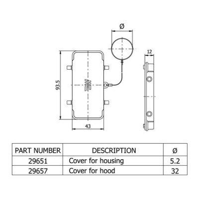 Mete Enerji 16x16a Çoklu Makine Gövde Koruma Kapak-29651 - 2