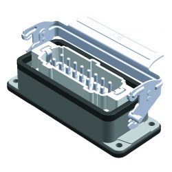 Mete Enerji 16x16a Makine Fişi Çift Girişli-Tek Metal Mandallı-403527s 