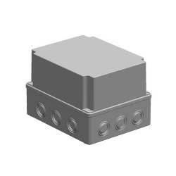 Mete Enerji / 190x240x160 THERMOPLASTIC JUNCTION's DEEP TRANSPARENT GRAY COVER - Mete Enerji