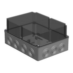 Mete Enerji / 210x290x140 THERMOPLASTIC JUNCTION DEEP COVER TRANSPARENT - Mete Enerji