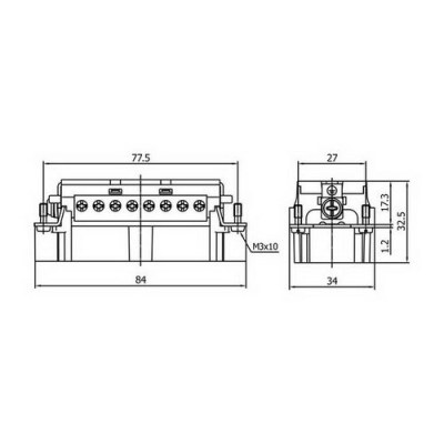 Mete Enerji 32x16a Çoklu Fiş Çekirdek Montajlı-29027 - 3