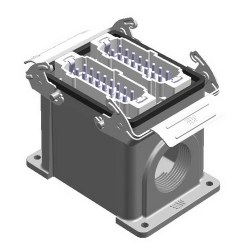 Mete Enerji 32x16a Duvar Fişi Çift Girişli Metal Mandallı-403084s - 2