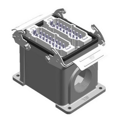 Mete Enerji 32x16a Duvar Fişi Çift Girişli Metal Mandallı-403084s - 2