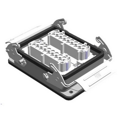  METE ENERJI 32x16A Multiple Machine Socket Metal Latched - 2