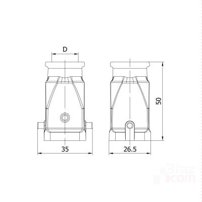 Mete Enerji 3x10a Termoplastik 3 Kontaklı Fiş-403260 - 2