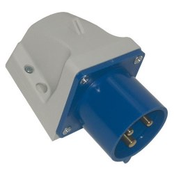 Mete Enerji 3x16a Ip44 Inclined Wall Plug with Screw Connection 