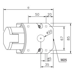 Mete Enerji 3x32a Ip44 Duvar Prızı -Eğik Gövdelı-Vidali Bagl/ 406611v - 2