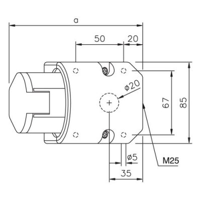 Mete Enerji 3x32a Ip44 Duvar Prızı -Eğik Gövdelı-Vidali Bagl/ 406611v - 2