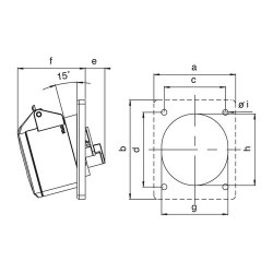 Mete Enerji 3x32a Ip44 Makine Prizi Eğik Vidalı Bağ/ 406513v - 2