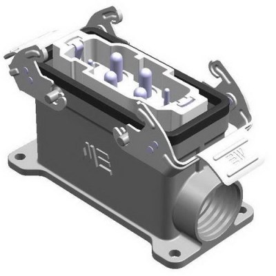  METE ENERJI 4/2x80/16A Multiple Wall Plug Metal Latched - 1