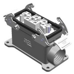  METE ENERJI 4/0x80/16A Multiple Wall Socket Metal Latched 