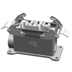  METE ENERJI 4/0x80/16A Multiple Wall Socket With Double Input And Metal Latched 