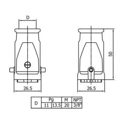 Mete Enerji 4x10A. Thermoplastic Plug Without Connector - 2