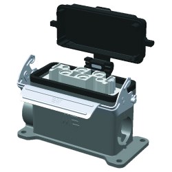 Mete Enerji 4-2x80-16a Duvar Prizi Çift Girişli Mandallı Kapaklı-403764s - Mete Enerji