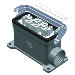 Mete Enerji 4-2x80-16a Duvar Prizi Mandallı-403608s - Mete Enerji