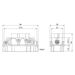 Mete Enerji-4-2x80-16a Çoklu Fiş Çekirdek-29117 - 2