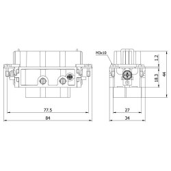 Mete Enerji-4-2x80-16a Çoklu Priz Çekirdek-29116 - 2