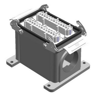 Mete Enerji 48x16a Duvar Prizi Çift Girişli Metal Mandallı Rakorsuz-403087s - 1