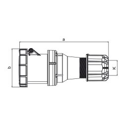 Mete Enerji 5x125a Ip67 Uzatma Prızı-406420 - 2