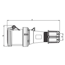 Mete Enerji 5x63a Ip44 Uzatma Prızı-406417 - 2