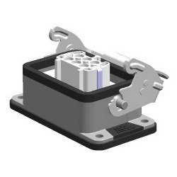  METE ENERJI 6x16a Multiple Machine Socket Metal Latched 