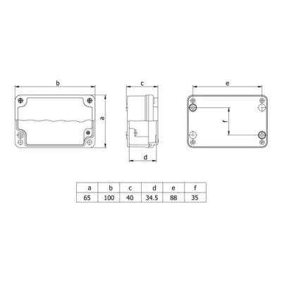 Mete Enerji 65x100x40 Alüminyum Buat-402503 - 2