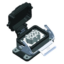 Mete Enerji 6x16a Çoklu Makine Prizi Metal Mandallı Kapaklı-403700s - Mete Enerji