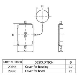 Mete Enerji 6x16a Çoklu Makine Gövde Koruma Kapak-29644 - 2