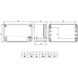 Mete Enerji 80x130x60 Alüminyum Buat-402505 - 2