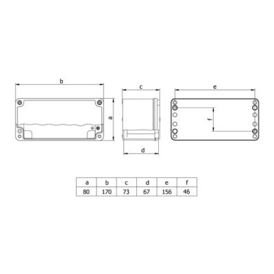 Mete Enerji 80x170x73 Alümınyum Buat-402510 - 2