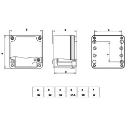 Mete Enerji / 80x80x60 ALUMINUM JUNCTION - 2